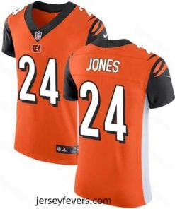 Nike Bengals #24 Adam Jones Orange Alternate Mens Stitched NFL Vapor Untouchable Elite Jersey