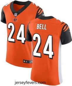 Nike Bengals 24 Vonn Bell Orange Alternate Stitched NFL New Elite Jersey