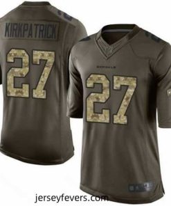 Nike Bengals #27 Dre Kirkpatrick Green Stitched NFL Limited Salute to Service Jersey