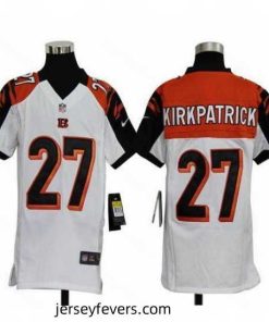 Nike Bengals #27 Dre Kirkpatrick White Stitched NFL Elite Jersey