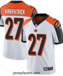 Nike Bengals #27 Dre Kirkpatrick White Stitched NFL Vapor Untouchable Limited Jersey