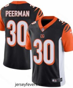 Nike Bengals #30 Cedric Peerman Black Team Color Mens Stitched NFL Vapor Untouchable Limited Jersey