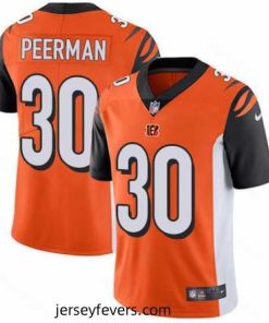 Nike Bengals #30 Cedric Peerman Orange Alternate Mens Stitched NFL Vapor Untouchable Limited Jersey