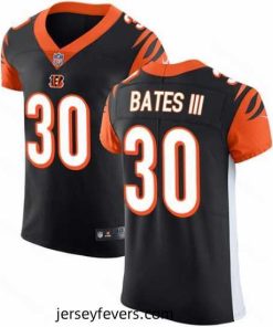 Nike Bengals #30 Jessie Bates III Black Team Color Mens Stitched NFL Vapor Untouchable Elite Jersey