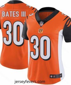 Nike Bengals #30 Jessie Bates III Orange Alternate Womens Stitched NFL Vapor Untouchable Limited Jersey