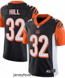 Nike Bengals #32 Jeremy Hill Black Team Color Mens Stitched NFL Vapor Untouchable Limited Jersey