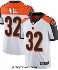 Nike Bengals #32 Jeremy Hill White Mens Stitched NFL Vapor Untouchable Limited Jersey