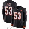 Nike Bengals #53 Billy Price Black Team Color Stitched NFL Limited Therma Long Sleeve Jersey