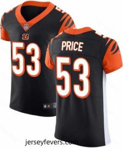 Nike Bengals #53 Billy Price Black Team Color Mens Stitched NFL Vapor Untouchable Elite Jersey