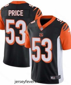 Nike Bengals #53 Billy Price Black Team Color Stitched NFL Vapor Untouchable Limited Jersey