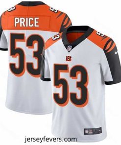 Nike Bengals #53 Billy Price White Mens Stitched NFL Vapor Untouchable Limited Jersey