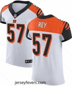 Nike Bengals #57 Vincent Rey White Mens Stitched NFL Vapor Untouchable Elite Jersey