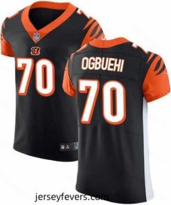 Nike Bengals #70 Cedric Ogbuehi Black Team Color Mens Stitched NFL Vapor Untouchable Elite Jersey
