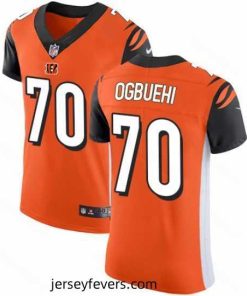 Nike Bengals #70 Cedric Ogbuehi Orange Alternate Mens Stitched NFL Vapor Untouchable Elite Jersey