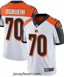 Nike Bengals #70 Cedric Ogbuehi White Mens Stitched NFL Vapor Untouchable Limited Jersey