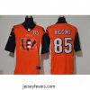 Nike Bengals 85 Tee Higgins Orange Team Big Logo Number Vapor Untouchable Limited Jersey