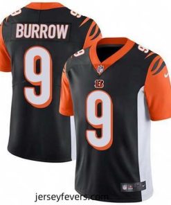 Nike Bengals 9 Joe Burrow Black Team Color Stitched NFL Vapor Untouchable Limited Jersey
