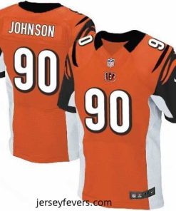 Nike Bengals #90 Michael Johnson Orange Alternate Mens Stitched NFL Elite Jersey