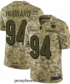 Nike Bengals #94 Sam Hubbard Camo Mens Stitched NFL Limited 2018 Salute To Service Jersey