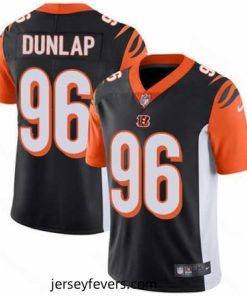 Nike Bengals #96 Carlos Dunlap Black Team Color Mens Stitched NFL Vapor Untouchable Limited Jersey