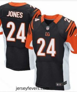 Nike Cincinnati Bengals #24 Adam Jones Black Team Color Mens Stitched NFL Elite Jersey