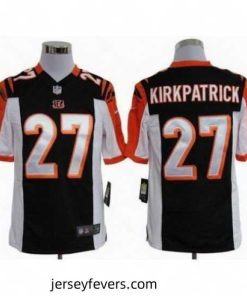 Nike Cincinnati Bengals 27 Dre Kirkpatrick Black Game NFL Jersey
