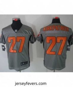 Nike Cincinnati Bengals 27 Dre Kirkpatrick Grey Elite Shadow NFL Jersey