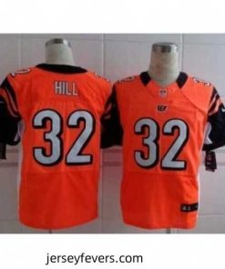Nike Cincinnati Bengals 32 Jeremy Hill orange Elite NFL Jersey