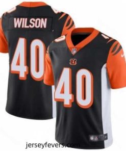 Nike Cincinnati Bengals 40 Brandon Wilson Mens Limited Black Team Color Vapor Untouchable Jersey