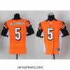 Nike Cincinnati Bengals 5 AJ McCarron Orange Elite NFL Jersey