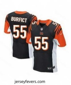 Nike Cincinnati Bengals 55 Vontaze Burfict Black Elite NFL Jersey