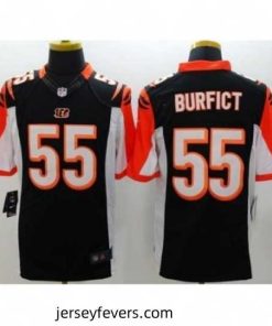 Nike Cincinnati Bengals 55 Vontaze Burfict Black Limited NFL Jersey