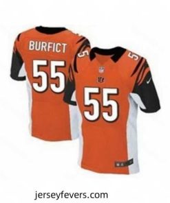 Nike Cincinnati Bengals 55 Vontaze Burfict Orange Elite NFL Jersey