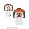 Nike Cincinnati Bengals 58 Rey Maualuga White Game NFL Jersey