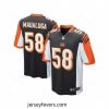 Nike Cincinnati Bengals 58 Rey Maualuga black Game NFL Jersey
