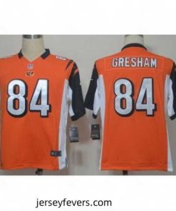 Nike Cincinnati Bengals 84 Jermaine Gresham Orange Game NFL Jersey