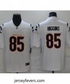 Nike Cincinnati Bengals 85 Tee Higgins White Vapor Limited Jersey