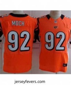 Nike Cincinnati Bengals 92 Dontay Moch Orange Elite NFL Jersey