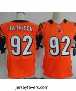 Nike Cincinnati Bengals 92 James Harrison Orange Elite NFL Jersey