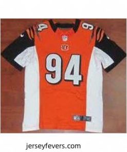 Nike Cincinnati Bengals 94 Domata Peko Orange Elite NFL Jersey