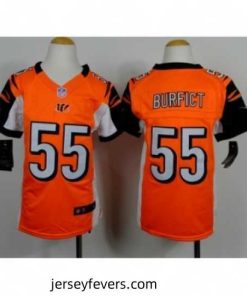 Nike Cincinnati Bengals #55 Vontaze Burfict Orange Jerseys