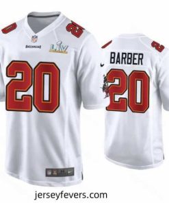Ronde Barber Buccaneers White Super Bowl Lv Game Fashion Jersey