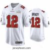 Tom Brady Buccaneers White Super Bowl Lv Game Fashion Jersey