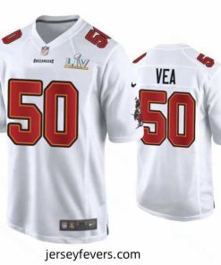 Vita Vea Buccaneers White Super Bowl Lv Game Fashion Jersey
