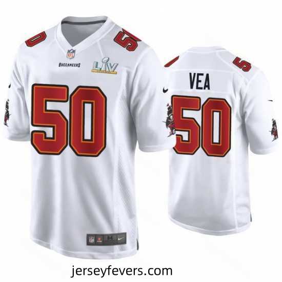 Vita Vea Buccaneers White Super Bowl Lv Game Fashion Jersey