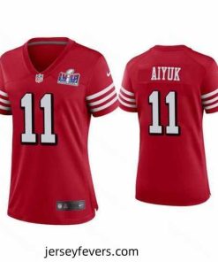 49ers 11 Brandon Aiyuk Red 2023 F.U.S.E  Vapor Untouchable Limited Stitched Football 2024 Super Bowl LVIII Jersey