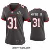 Antoine Winfield Jr. Buccaneers Pewter Super Bowl Lv Game Jersey