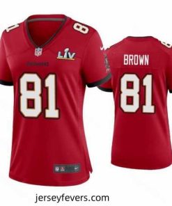 Antonio Brown Buccaneers Red Super Bowl Lv Game Jersey
