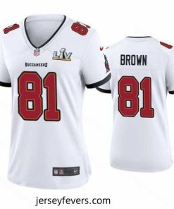 Antonio Brown Buccaneers White Super Bowl Lv Game Jersey