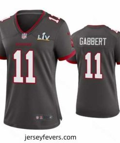 Blaine Gabbert Buccaneers Pewter Super Bowl Lv Game Jersey
